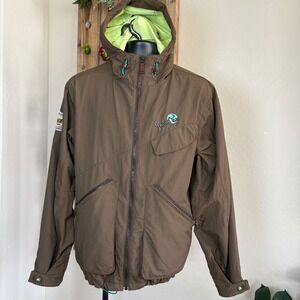 Burton Ronin Hooded Jacket Ski Snowboard Full Zip Lined SM La Cosa Nostra Winter